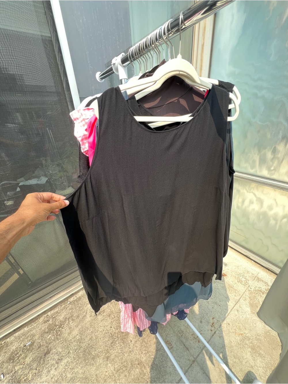 Eileen Fisher Black Sleeveless Tank Top